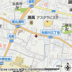 福岡県みやま市瀬高町下庄1654周辺の地図