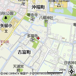 福岡県柳川市吉富町42周辺の地図