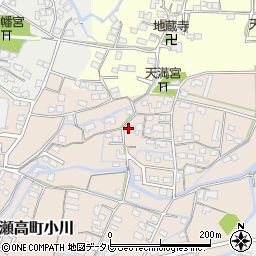 福岡県みやま市瀬高町小川1317周辺の地図