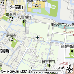 福岡県柳川市弥四郎町59周辺の地図