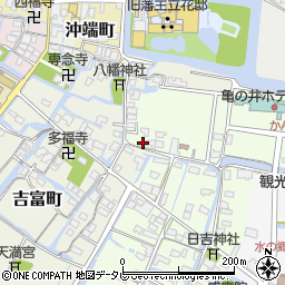 福岡県柳川市弥四郎町52周辺の地図