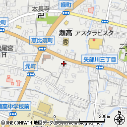 福岡県みやま市瀬高町下庄1629周辺の地図