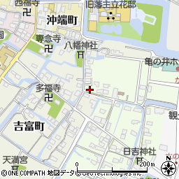 福岡県柳川市弥四郎町50周辺の地図