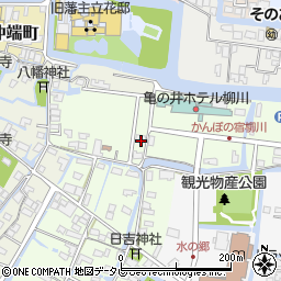 福岡県柳川市弥四郎町26周辺の地図