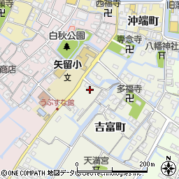 福岡県柳川市吉富町62周辺の地図