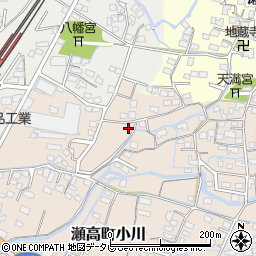 福岡県みやま市瀬高町小川1253周辺の地図