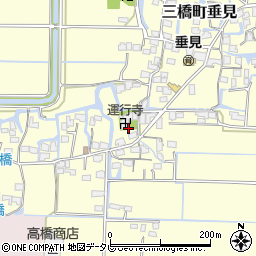 運行寺周辺の地図