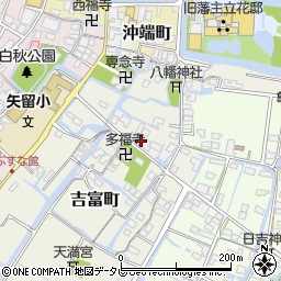 福岡県柳川市吉富町45周辺の地図