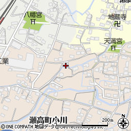 福岡県みやま市瀬高町小川1256周辺の地図