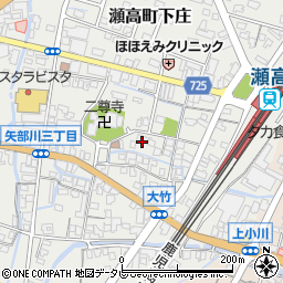 福岡県みやま市瀬高町下庄2072周辺の地図