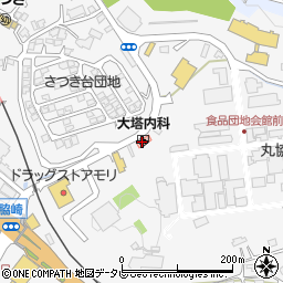 大塔内科医院周辺の地図
