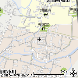 福岡県みやま市瀬高町小川1363周辺の地図