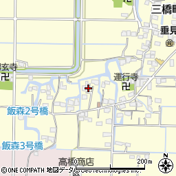 福岡県柳川市三橋町垂見1292周辺の地図