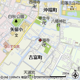 福岡県柳川市吉富町67周辺の地図