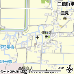 福岡県柳川市三橋町垂見1296周辺の地図