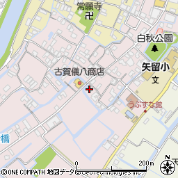 福岡県柳川市矢留本町134周辺の地図