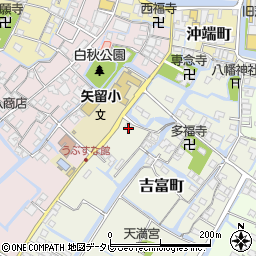 福岡県柳川市吉富町61周辺の地図