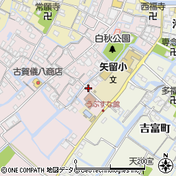 福岡県柳川市矢留本町152周辺の地図