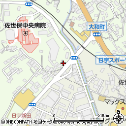 長崎県佐世保市大和町388周辺の地図
