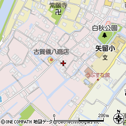 福岡県柳川市矢留本町104周辺の地図
