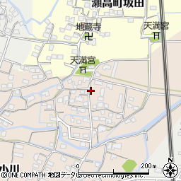 福岡県みやま市瀬高町小川1399周辺の地図