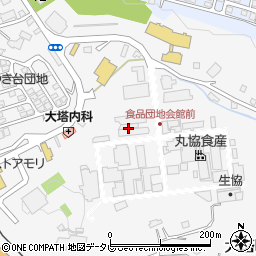 日本通運株式会社佐世保支店周辺の地図