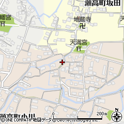 福岡県みやま市瀬高町小川1283周辺の地図