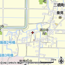 福岡県柳川市三橋町垂見1293周辺の地図