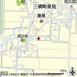 福岡県柳川市三橋町垂見1385周辺の地図