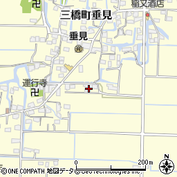 福岡県柳川市三橋町垂見1392周辺の地図