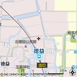 福岡県柳川市大和町徳益314周辺の地図