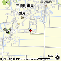 福岡県柳川市三橋町垂見1434周辺の地図