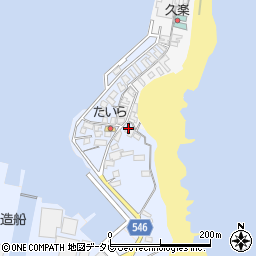 大分県臼杵市大間周辺の地図