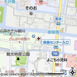 福岡県柳川市弥四郎町2周辺の地図