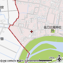 福岡県みやま市瀬高町上庄548-4周辺の地図