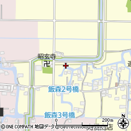 福岡県柳川市三橋町垂見1177周辺の地図