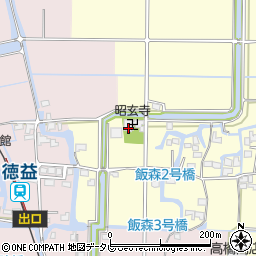 福岡県柳川市三橋町垂見1193周辺の地図