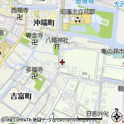 福岡県柳川市弥四郎町47-2周辺の地図