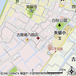 福岡県柳川市矢留本町98周辺の地図