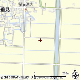 福岡県柳川市三橋町垂見1453周辺の地図