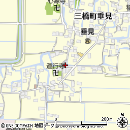 福岡県柳川市三橋町垂見1029周辺の地図
