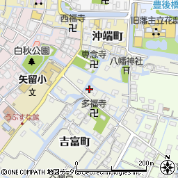 福岡県柳川市吉富町50周辺の地図