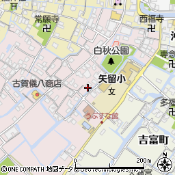 福岡県柳川市矢留本町74-2周辺の地図