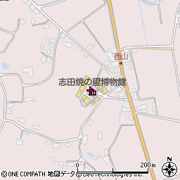 嬉野市役所　塩田庁舎志田焼の里博物館周辺の地図
