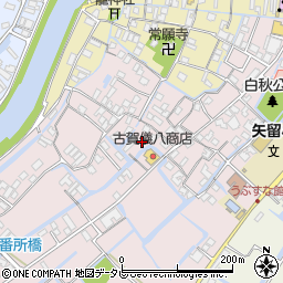 福岡県柳川市矢留本町124周辺の地図