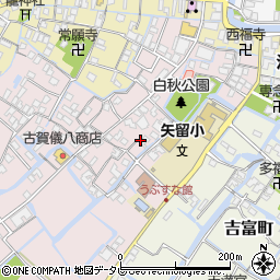 福岡県柳川市矢留本町74-1周辺の地図
