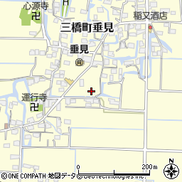 福岡県柳川市三橋町垂見965周辺の地図