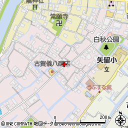 福岡県柳川市矢留本町105-1周辺の地図