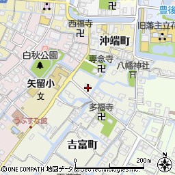 福岡県柳川市吉富町52周辺の地図