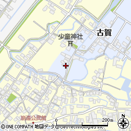 福岡県柳川市古賀365周辺の地図